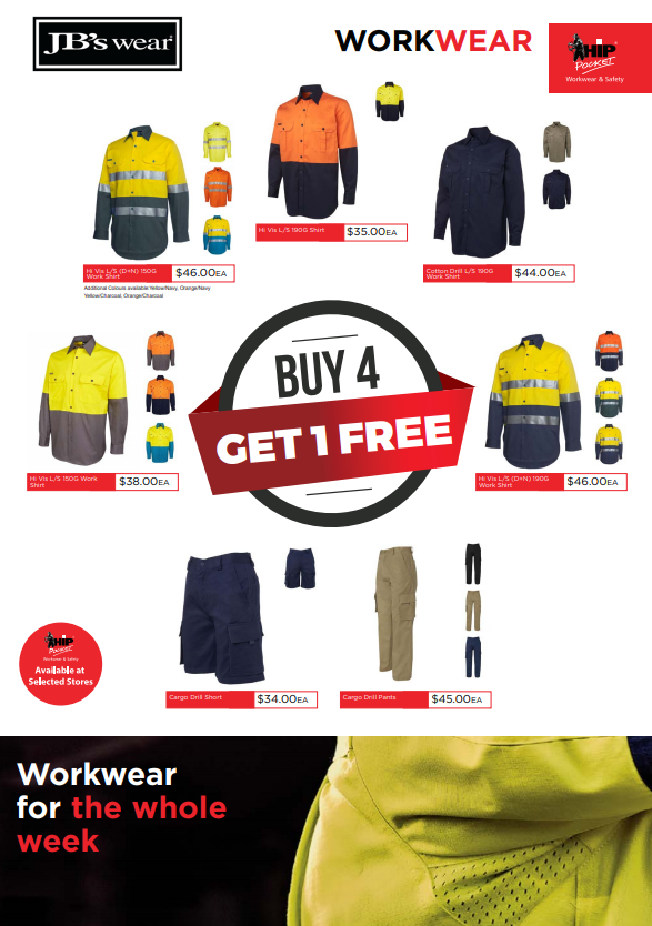 Workwear - Hip Pocket Workwear