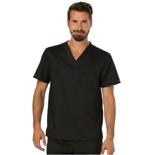 WORKWEAR, SAFETY & CORPORATE CLOTHING SPECIALISTS - Revolution - Men's Single Chest) Pocket V-Neck Top