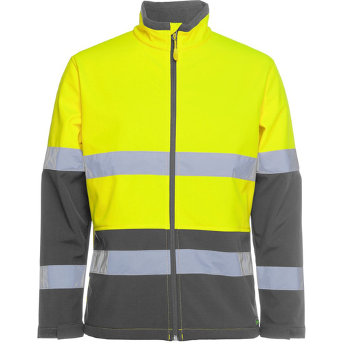 WORKWEAR, SAFETY & CORPORATE CLOTHING SPECIALISTS JB's Hi Vis D+N Water Resistant Softshell Jacket