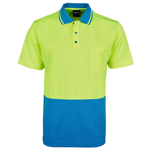 WORKWEAR, SAFETY & CORPORATE CLOTHING SPECIALISTS - JB's Hi Vis Non Cuff Traditional Polo