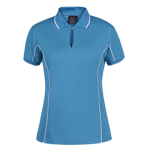 WORKWEAR, SAFETY & CORPORATE CLOTHING SPECIALISTS - Podium Ladies Short Sleeve Piping Polo